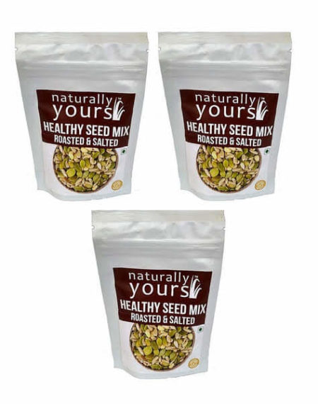 Naturally Yours Healthy Seed Mix - Roasted & Salted pack of 350g each