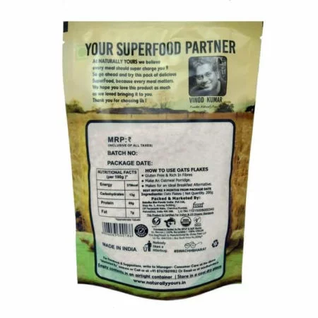 Naturally Yours Oat Flakes 200g_2