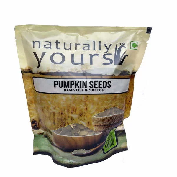 Naturally Yours Roasted and Salted Pumpkin seeds 500G_1