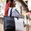 Vertical Panache Tote - By Midoree