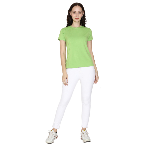 Woodwose Women's Tee Lime Green 1