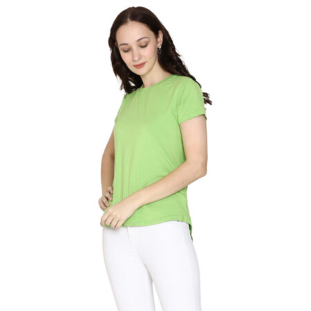 Woodwose Women's Tee Lime Green 3