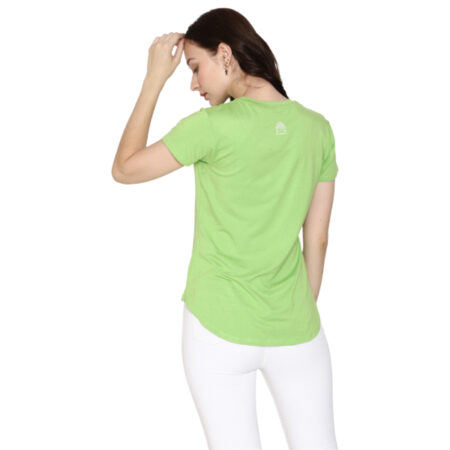 Woodwose Women's Tee Lime Green 5