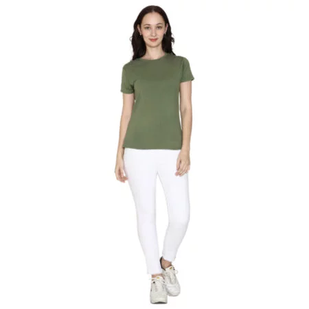 Woodwose Bamboo Tee Olive green 6