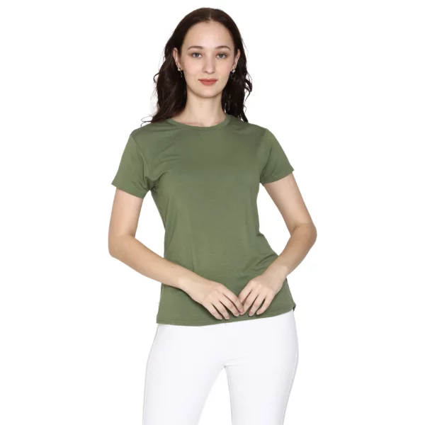 Woodwose Bamboo Tee Olive green 7
