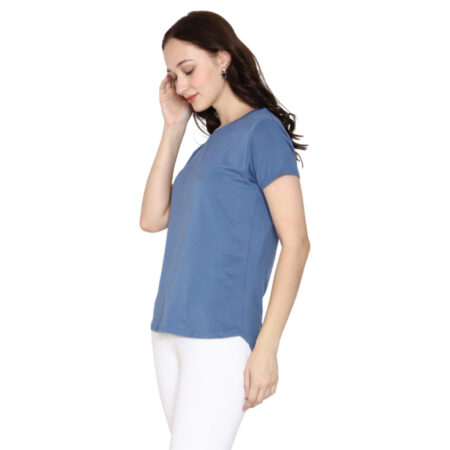 Woodwose Women Stella Blue Tee 8