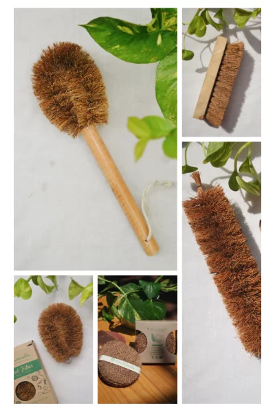 Coconut Fiber Cleaning Kit