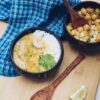 Coconut Bowl And Cutlery Set Combo