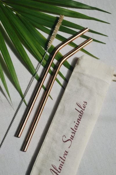 copper straw bent