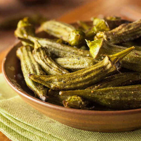 Peri Peri Okra Chips