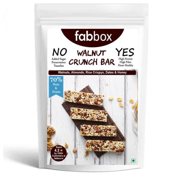 WALNUT CRUNCH HEALTH BAR