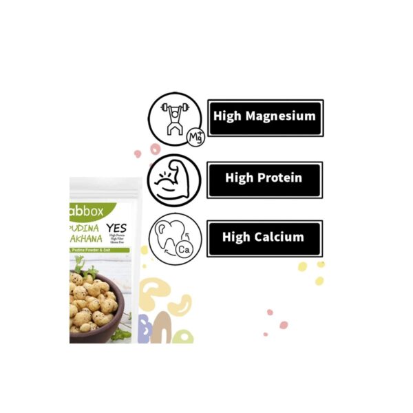 Fabbox Pudina Makhana - 83 grams - Image 4
