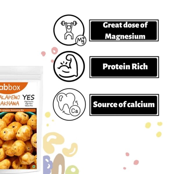 Fabbox Jalapeno Makhana - 83 grams - Image 4