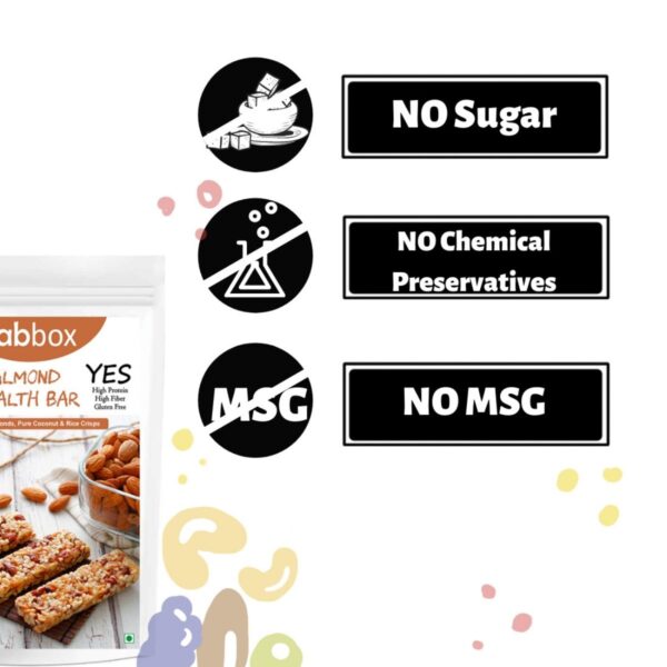 Fabbox Almond Health Bar (4 Bars) - Image 6