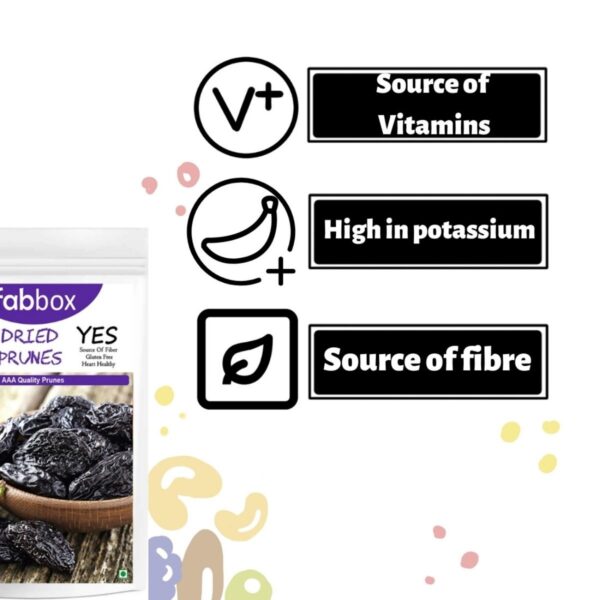 Fabbox Dried Pitted Prunes - 150 gms - Image 3