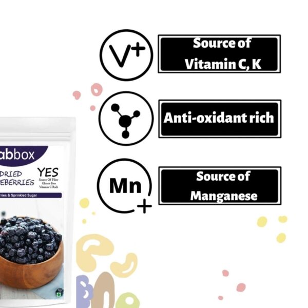 Fabbox Dried Blueberries - 100 gms - Image 4