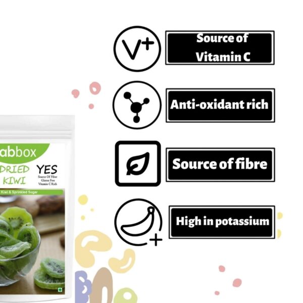 Fabbox Dried Kiwi - 150 gms - Image 5