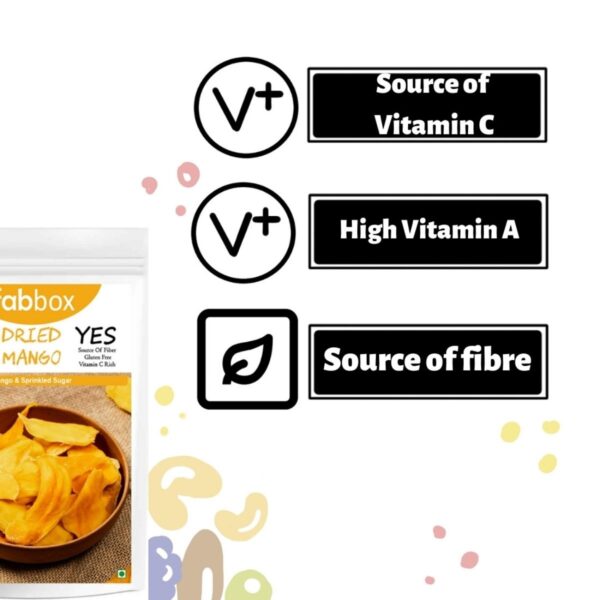 Fabbox Dried Mango - 150 gms - Image 4