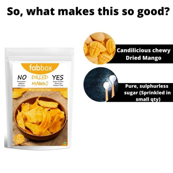 Fabbox Dried Mango - 150 gms - Image 5