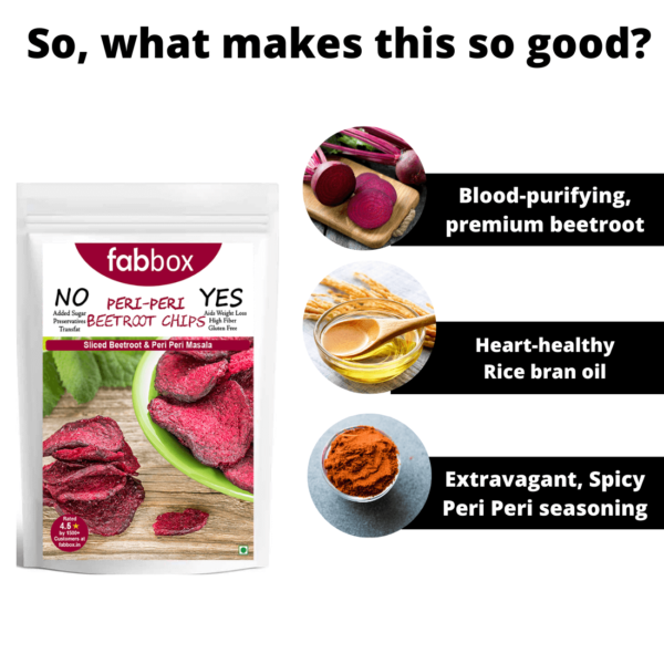 Beetroot Chips Peri Peri