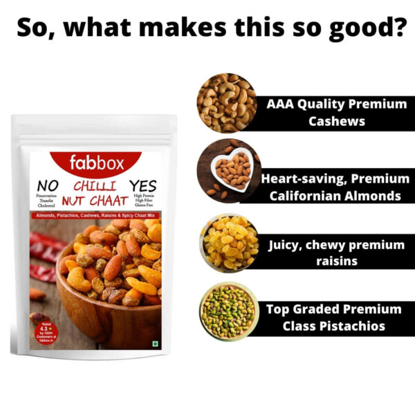 Fabbox Chilli Nut Chaat - 70gms-140 gms - Image 5