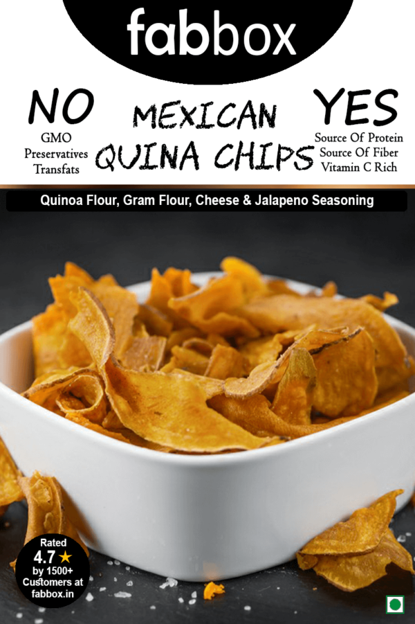 Fabbox Mexican Quinoa Chips - 160 gms - Image 2