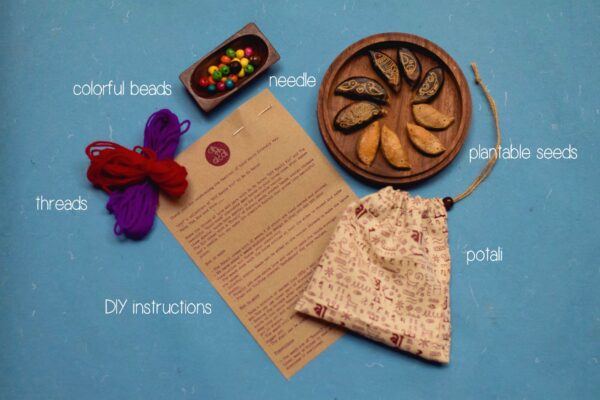 DIY Rakhi Making Kit with Plantable Seeds
