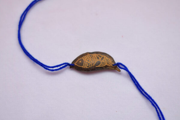 Blue Fish Rakhi with Plantable Seeds