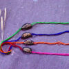 Set of 4 Rakhis with Plantable Seeds - Multicolour